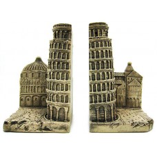 Zeckos Leaning Tower Of Pisa Bookends Italy 674199007128  192618120941